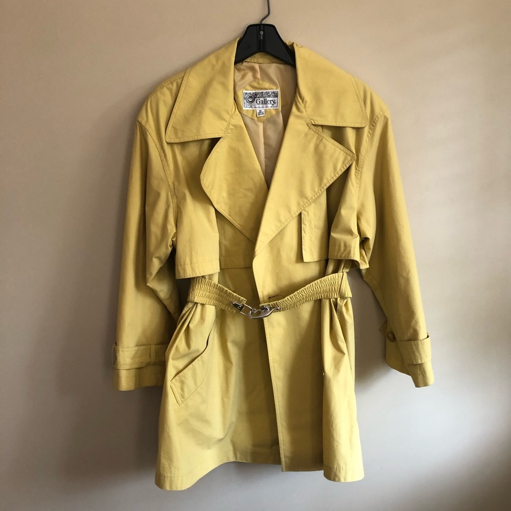 Gallery Mustard Yellow Rain Coat